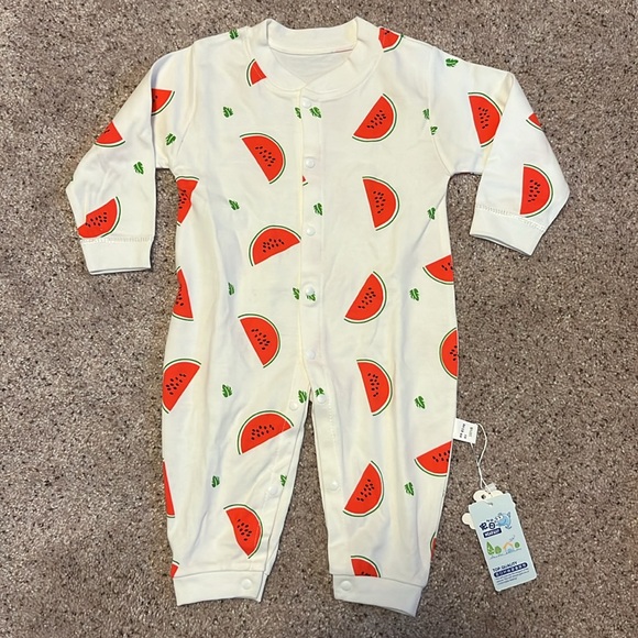 Baby Footless Snap Pajamas - Picture 1 of 3